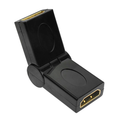 HDMI adapter 180º draaibaar female-female