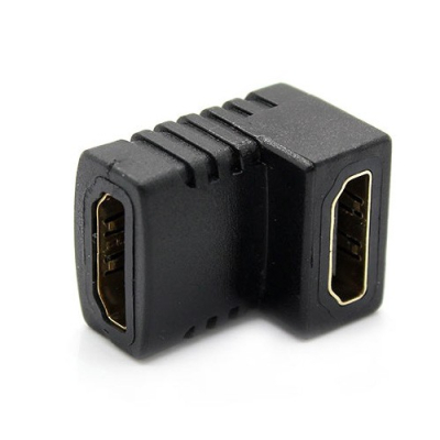 HDMI koppelstuk 90° female-female