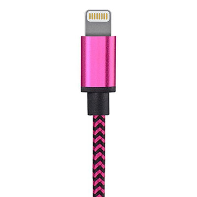 Nylon Lightning kabel 1 meter