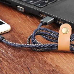 Jeans Lightning kabel 2 meter blauw