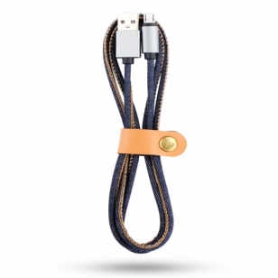 Jeans micro USB kabel 1 meter