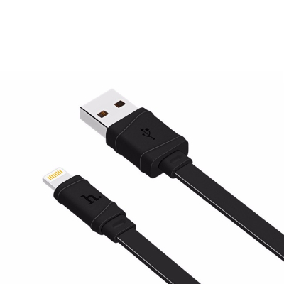 Hoco Bamboo platte Lightning kabel 1 meter