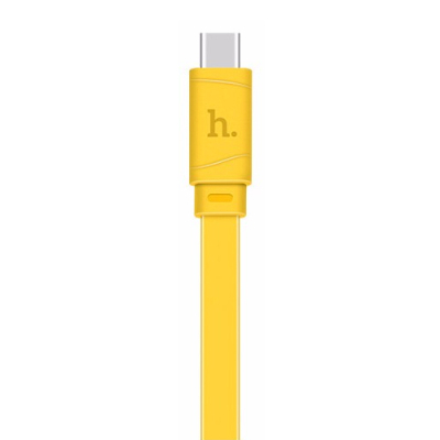 Hoco Bamboo platte USB-C kabel 1 meter