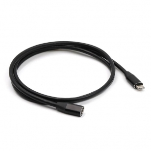 USB-C verlengkabel 1 meter zwart