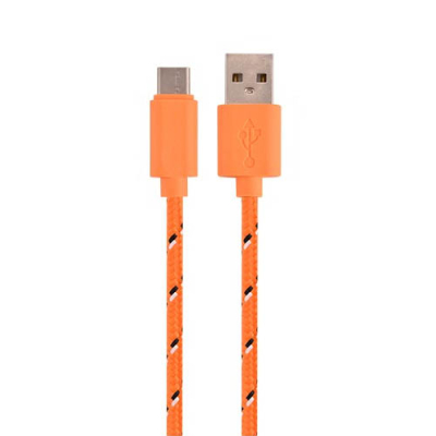 Nylon USB-C kabel 3 meter