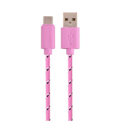 Nylon USB-C kabel 3 meter