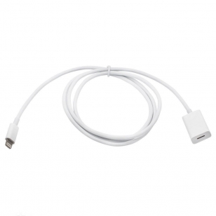 Lightning verlengkabel 1 meter male-female