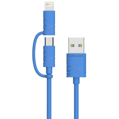 Usams Lightning en micro USB kabel 1 meter