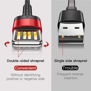 Baseus USB-C kabel 1 meter met omkeerbare USB stekker