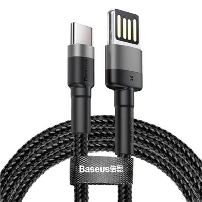 Baseus USB-C kabel 1 meter met omkeerbare USB stekker