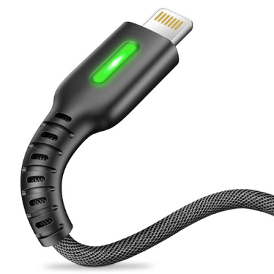 INIU nylon Lightning naar USB kabel 1 meter