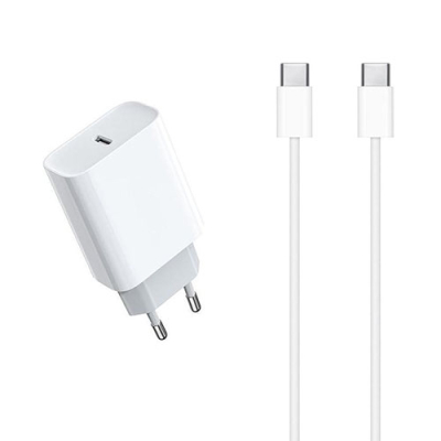 Oplader en kabel van 1,5 meter - USB-C naar USB-C