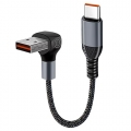 USB-C naar USB kabel haaks 20 cm