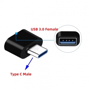 USB naar USB-C OTG adapter compact