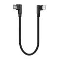 USB-C naar USB-C kabel - 25 cm - haaks